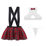 Sexy Ecoliere Tartan Outfit