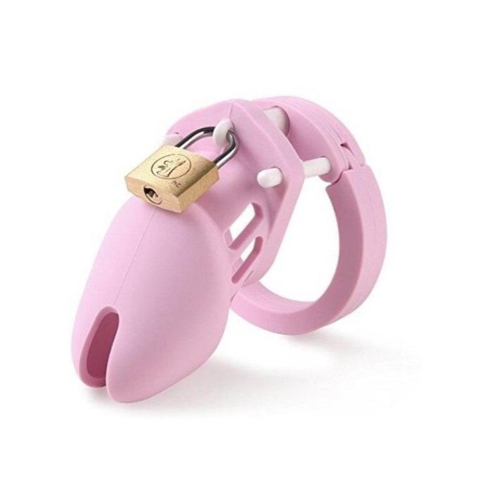 Pink Chastity Cage | BDSM, Bondage & Sex | Battered Men Pink Chastity Cage | BDSM, Bondage & Sex | Battered Men