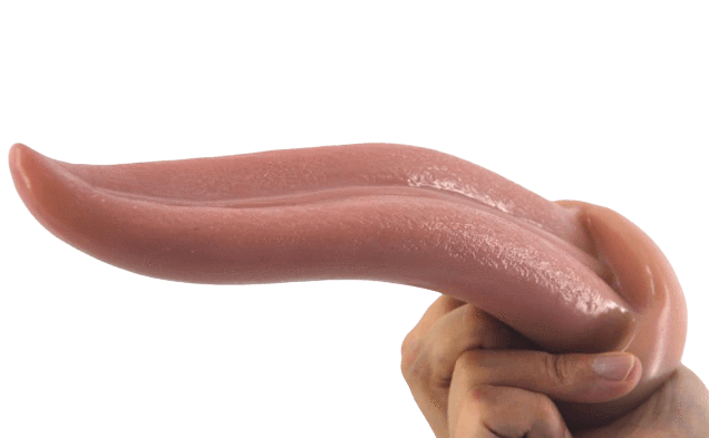 Realistic Language Dildo | BDSM, Bondage & Sex | Battered Men Realistic Language Dildo | BDSM, Bondage & Sex | Battered Men