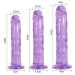 Transparent Suction Cup Dildo