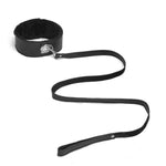 Necklace With BDSM Leatherette Leash