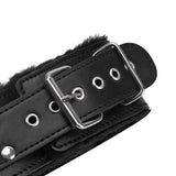 Necklace With BDSM Leatherette Leash