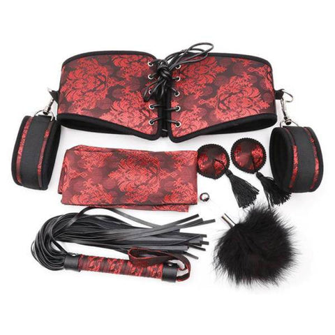 Bondage Corset Handcuffs Kit, BDSM, Bondage & Sex