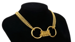 Gold Handcuffs Necklace