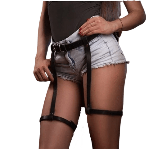 Leg Harness For Garter Belt | BDSM, Bondage & Sex | Battered Men Leg Harness For Garter Belt | BDSM, Bondage & Sex | Battered Men