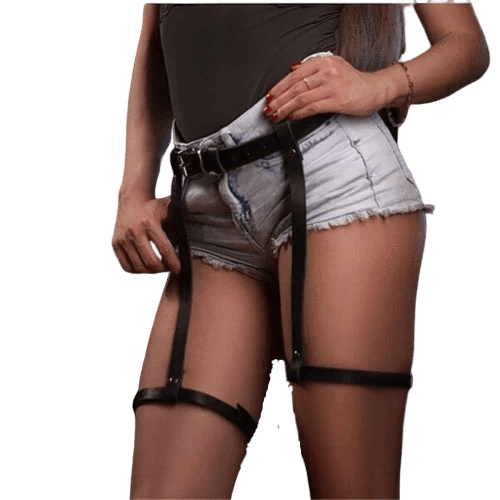 Leg Harness For Garter Belt | BDSM, Bondage & Sex | Battered Men