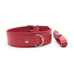 Bondage Red Lead Collar