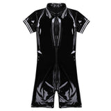 Men'S Vinyl Jumpsuit