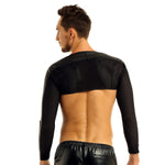 Men'S Leatherette Outfit