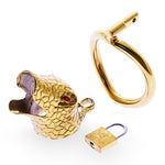 Golden Snake Chastity Cage