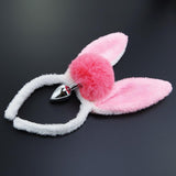 Rabbit Tail And Ears Anal Plug