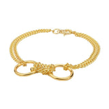 Gold Handcuffs Necklace