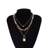 Necklace Padlock Silver | Gold