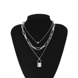 Necklace Padlock Silver | Gold