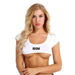 Crop Top BDSM Black