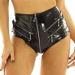 High Waist Vinyl Panties