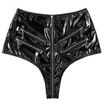 High Waist Vinyl Panties