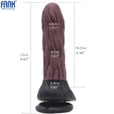 Ribbed Suction Cup Dildo