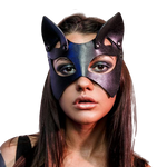 Leatherette Cat Mask