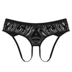 Imitation Leather Panties
